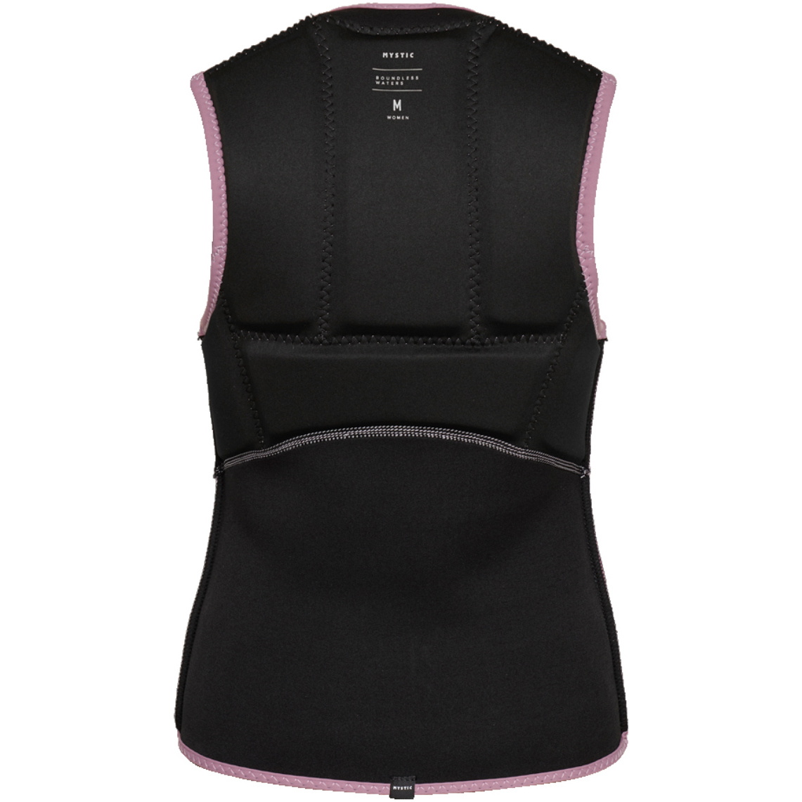 2026 Mystic Dames Star Front Zip Impact Vest 35005.230232 - Rosewood
